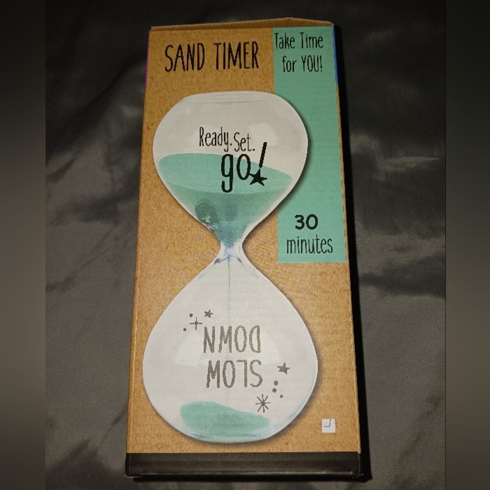 NEW! "Take Time, Slow Down" Sand Timer